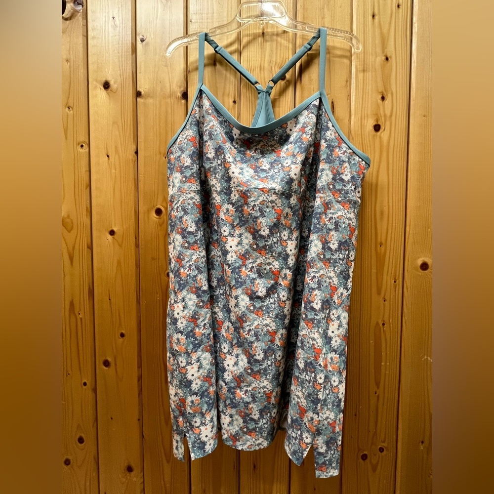 The North Face Women's Arque Floral Print Hike Dress Built in Shorts, 3X - Picture 2 of 10